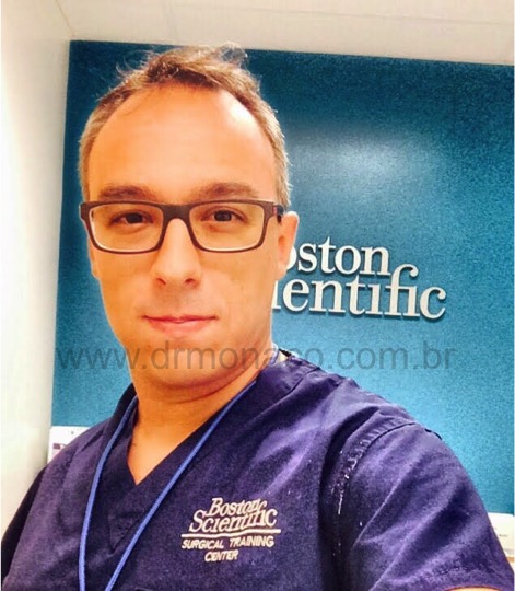 Dr. Bernardo de Monaco no centro de treinamentos da Boston Scientific em Valencia - Califórnia - Estados Unidos. Dr. Bernardo de Monaco no centro de treinamentos da Boston Scientific em Valencia - Califórnia - Estados Unidos.
